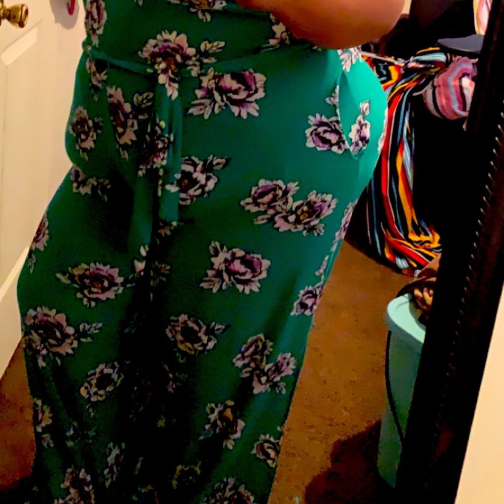 Tank top wide leg jumpsuit